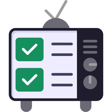 İşaret simgesini işaretle. vektör illüstrasyonu