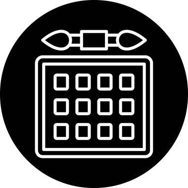 hesap makinesi simgesi vektör illüstrasyonu