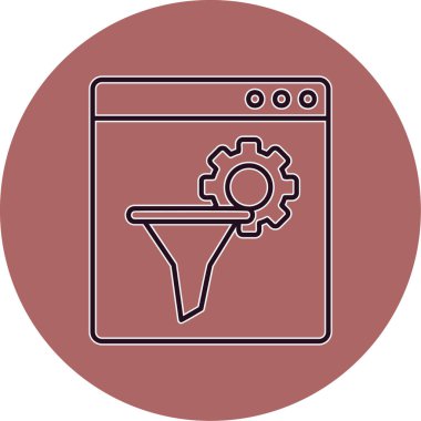 seo modern simgesinin vektör illüstrasyonu