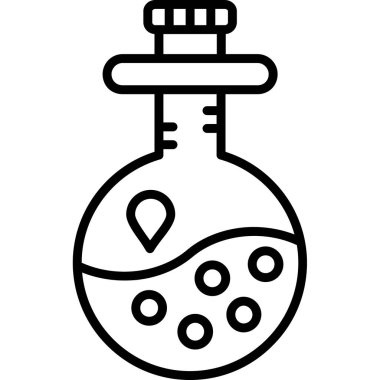 şişe simgesi vektör illüstrasyonu