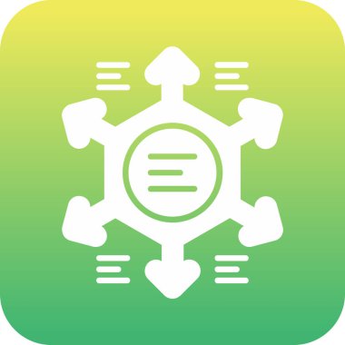 Benzersiz molekül yapısı vektör simgesi