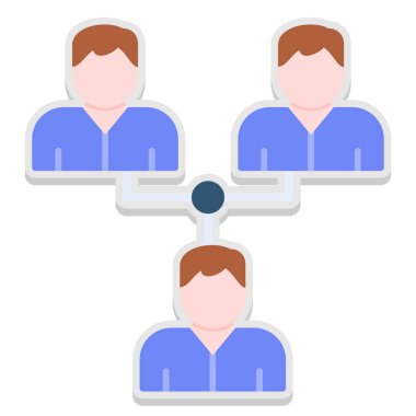 iş simgesi vektör illüstrasyonu