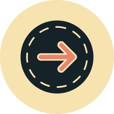 ok simgesinin vektör illüstrasyonu