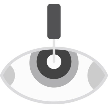 Göz simgesi, vektör illüstrasyonu