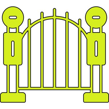 çit vektör resimleme simgesi