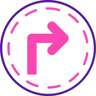 ok simgesinin vektör illüstrasyonu