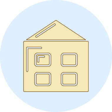 ev simgesi vektör illüstrasyonu