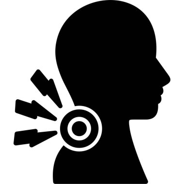 Baş simgesi olan bir kadın.