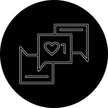 Web ve mobil illüstrasyon için vektör simgesi