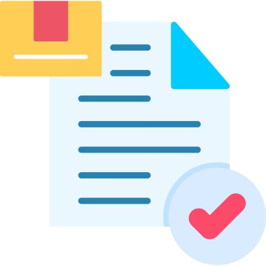 belge dosya simgesi düz biçimli