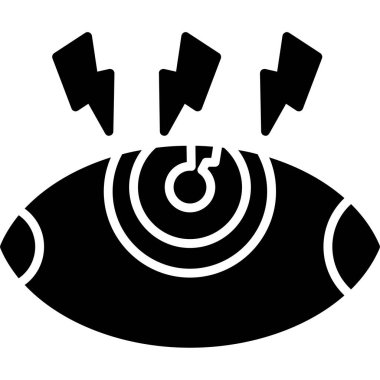 vizyon göz simgesi sağlam biçimli