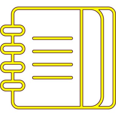 Çizgi film ve kitabın vektör çizimi