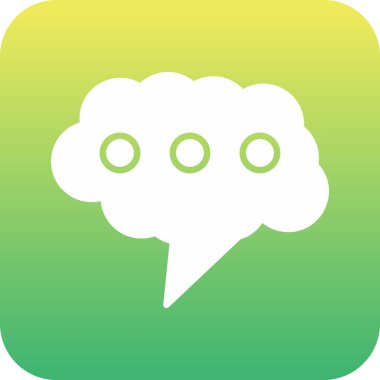 Konuşma baloncukları simgesi, vektör illüstrasyonu