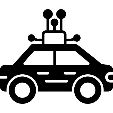 araba servisi vektör illüstrasyonu