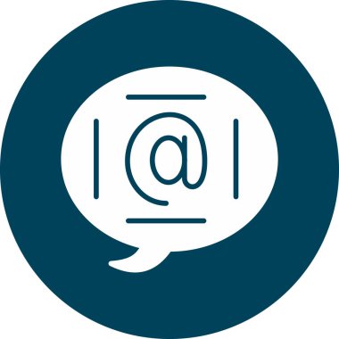 E- posta simgesinin vektör illüstrasyonu