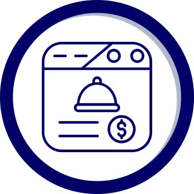 para vektörü simgesi modern basit tasarım