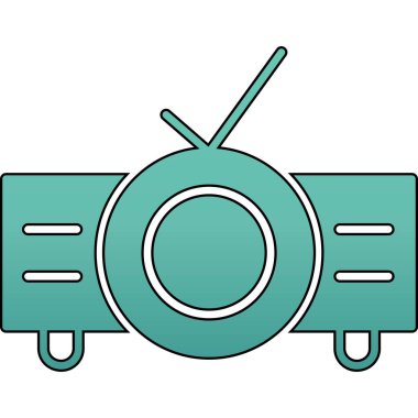 TV vektör simgesi dekoru