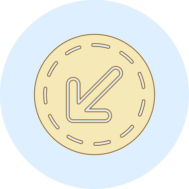 Sikke Simgesi vektör illüstrasyonu