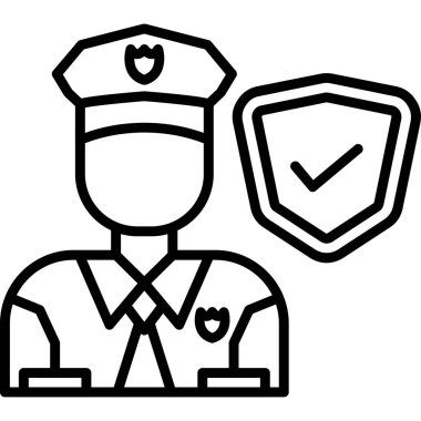 Polis memuru simgesi, taslak biçimi