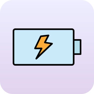 pil simgesi, vektör illüstrasyonu