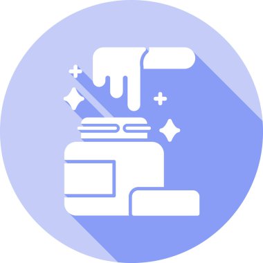 Modern yiyecek ikonunun vektör çizimi