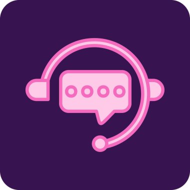 Konuş. Web simgesi vektör illüstrasyonu