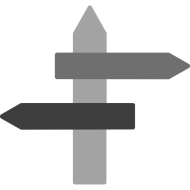 ok yönü ikonu ana hatlar biçiminde