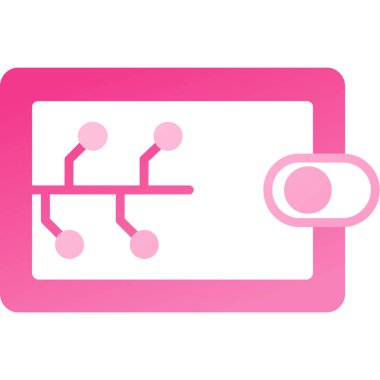 Beyaz arka plan üzerinde izole Devre levhasını