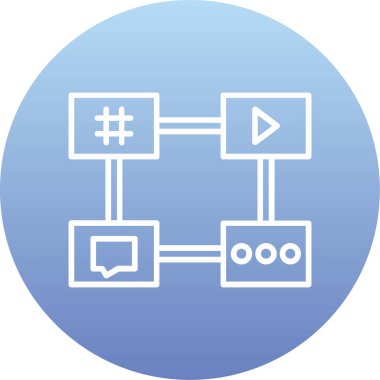 Modern b 'nin vektör illüstrasyonu eksik simgesi