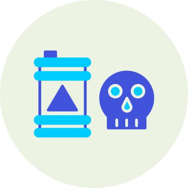 Kurukafa simgesi vektör illüstrasyonu