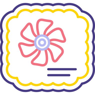 Modern b simgesinin vektör illüstrasyonu