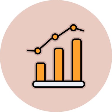 iş grafiği vektör illüstrasyonu