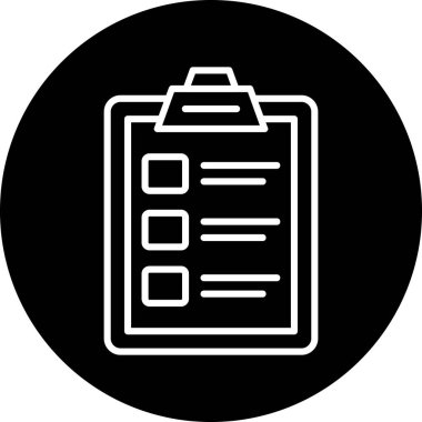 belge simgesi vektör illüstrasyonu