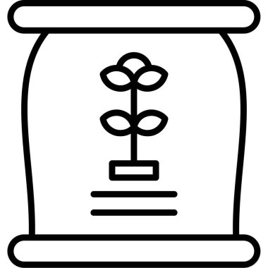 Çiçek simgesi, vektör illüstrasyonu beyaz arkaplanda izole edildi