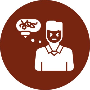 Maskeli bir adamın vektör çizimi