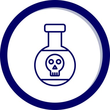 Kurukafa simgesi vektör illüstrasyonu