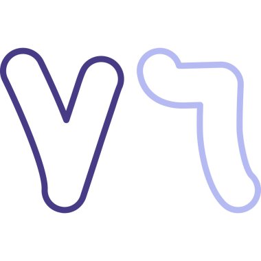 hayvan kemiği ikonu vektör illüstrasyonu