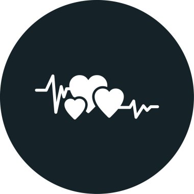 vektör nabız simgesi illüstrasyonu