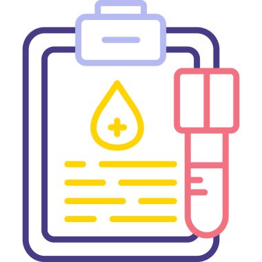 Kan damlası. Web simgesi basit illüstrasyon