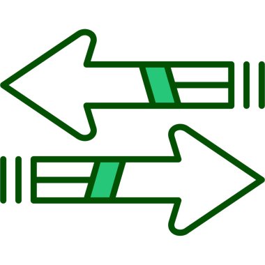 ok simgesi vektör illüstrasyonu