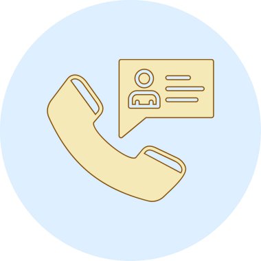 Telefon simgesi vektör illüstrasyonu