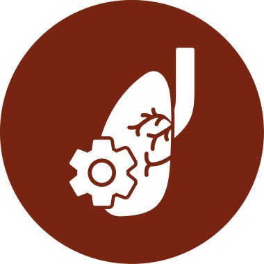 İnsan beyin vektör simgesi