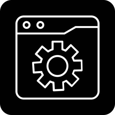 seo modern simgesinin vektör illüstrasyonu