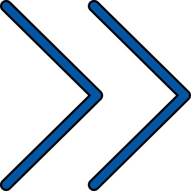 ok sol kontur simgesi doldurulmuş - çizgi biçimi