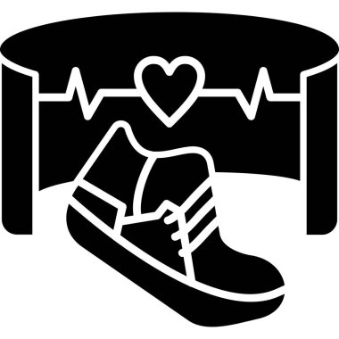 Bir çift kalbi olan ayakkabının vektör çizimi