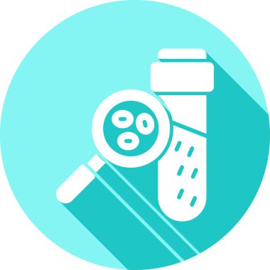 Tıbbi test simgesinin gösterimi