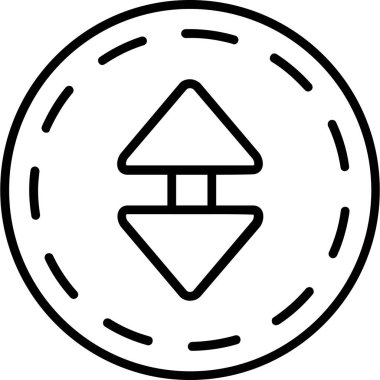 Modern bir simgenin vektör illüstrasyonu