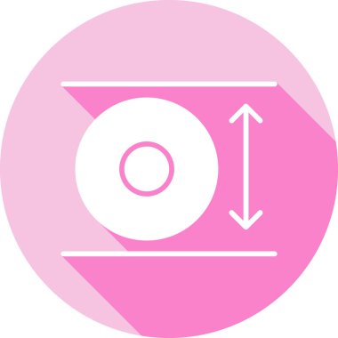 CD mi? Web simgesi basit illüstrasyon