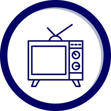 TV vektör simgesi kolayca düzenleyebilir ya da değiştirebilir