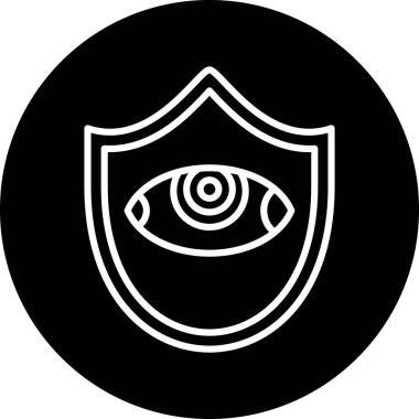 Göz simgesi vektör illüstrasyonu